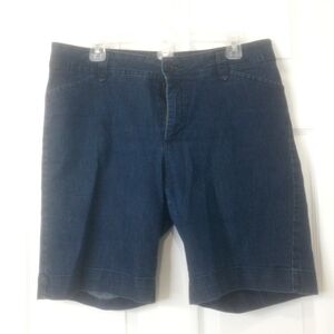 Womans Lee Rider Blue Denim Shorts